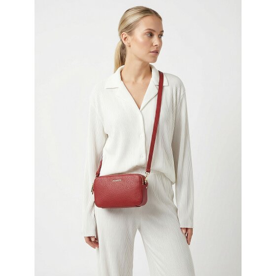 Lazarotti Bologna Leather Umhängetasche Camera-Bag Leder Double-Zip 18 cm