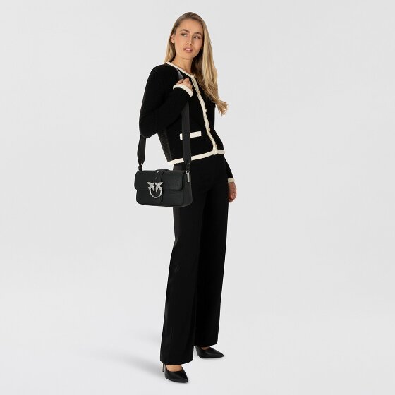 PINKO Love One Umhängetasche Leder 21 cm