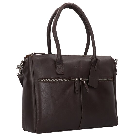 Burkely Vintage Valerie Schultertasche Leder 39 cm Laptopfach