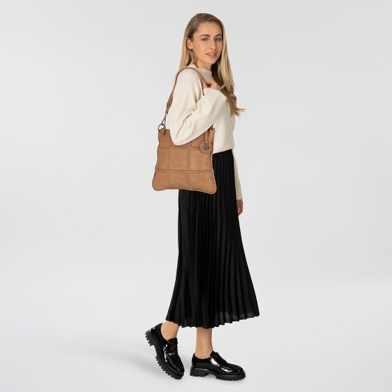 Harbour 2nd Fashion Lights Xanthe Schultertasche Leder 33 cm