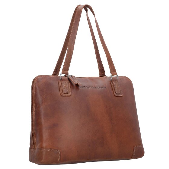 The Chesterfield Brand Wax Pull Up Schultertasche Leder 37 cm Laptopfach