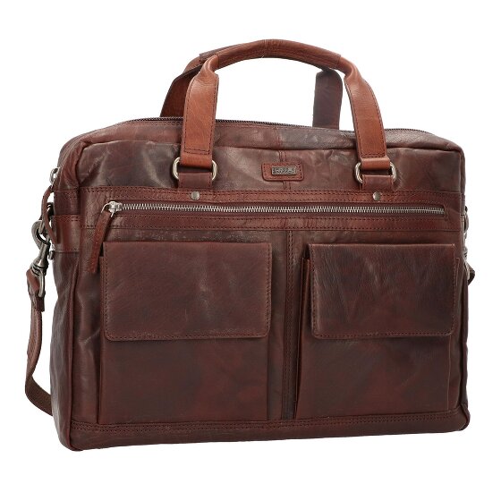 Spikes & Sparrow Aktentasche Leder 41 cm Laptopfach