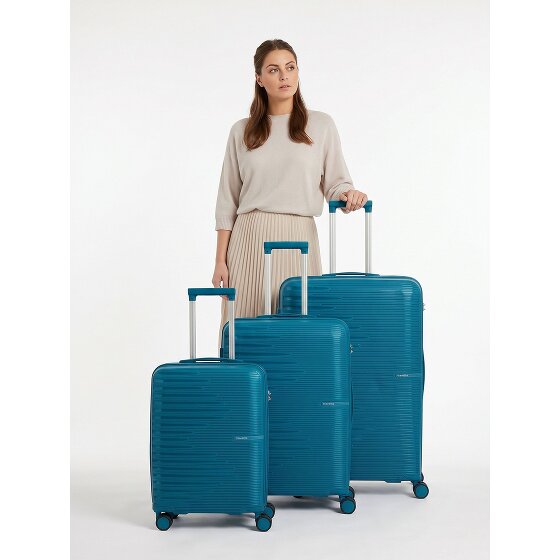 Travelite Pacific 4 Rollen Kofferset 3-teilig