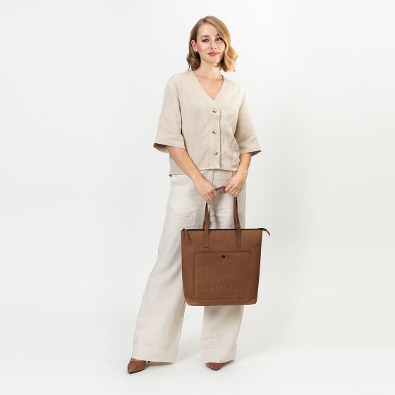 Farmhood Nashville XL Shopper Tasche Leder 35 cm