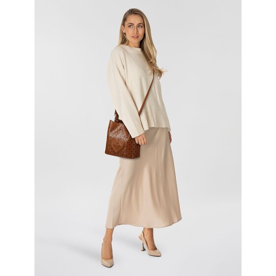 Love Moschino Basket Laminated Schultertasche 22 cm