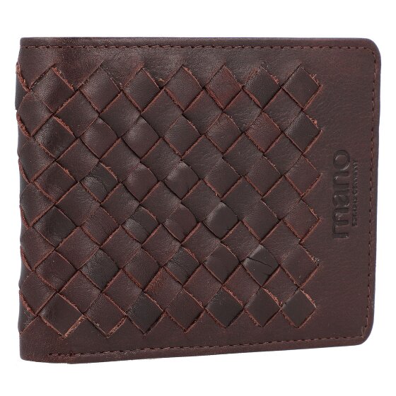 mano Don Luca Geldbörse Leder 11 cm