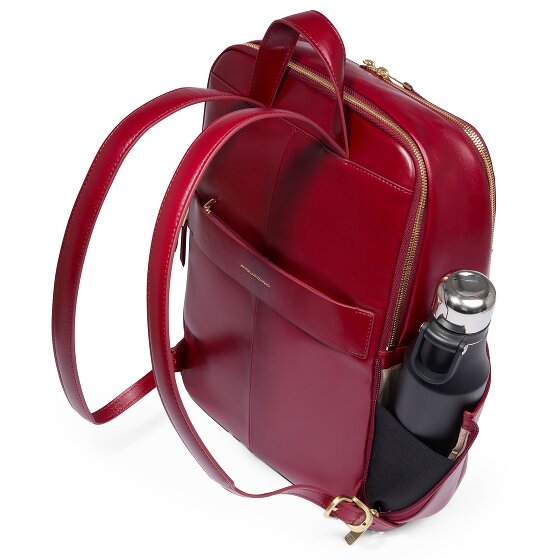 Piquadro Blue Square Daypack RFID Schutz Leder 37 cm Laptopfach