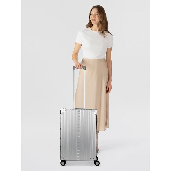 Aleon Traveler 4-Rollen Trolley 67 cm mit Kleidersack