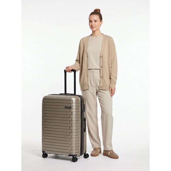 Pactastic Collection 04 THE LARGE + 4 Rollen Trolley L 75 cm mit Dehnfalte