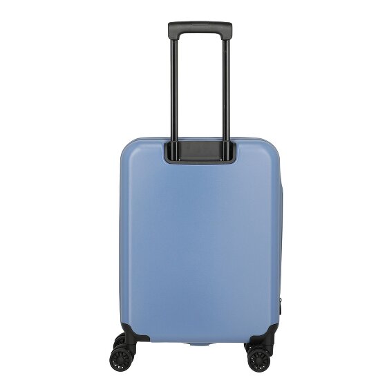 Travelite Basics 4 Rollen Kabinentrolley 55 cm mit Dehnfalte