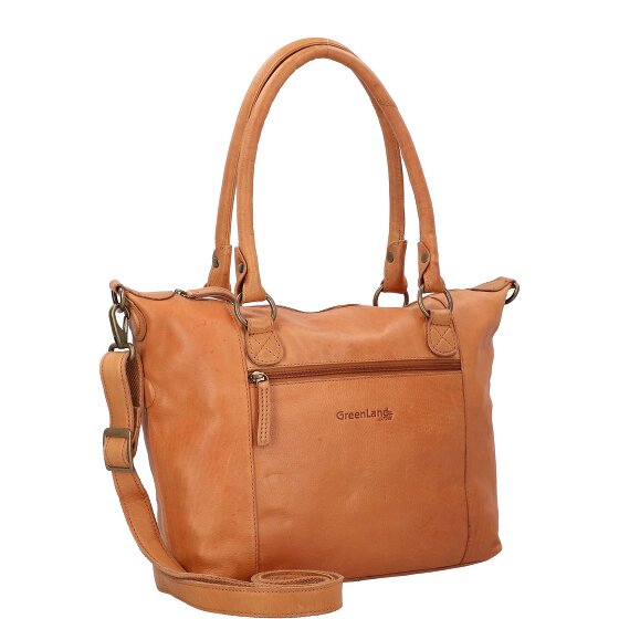 Greenland Nature GreenLand NATURE Schultertasche Leder 33 cm