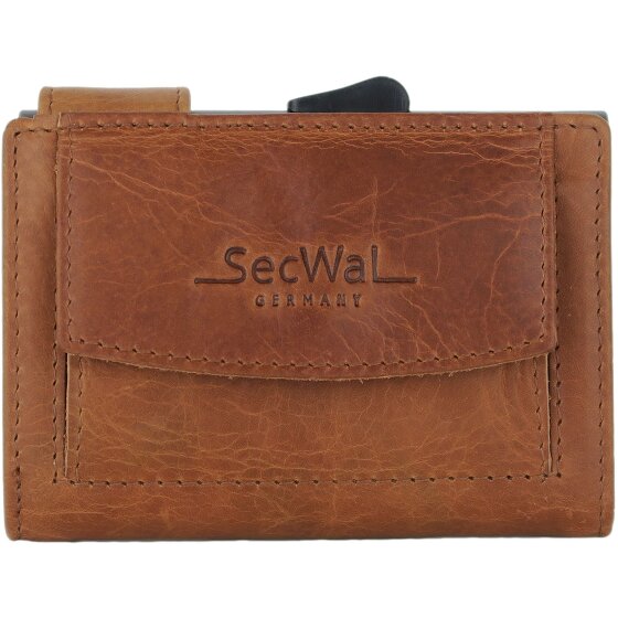 SecWal SecWal 2 Kreditkartenetui Geldbörse RFID Leder 9 cm