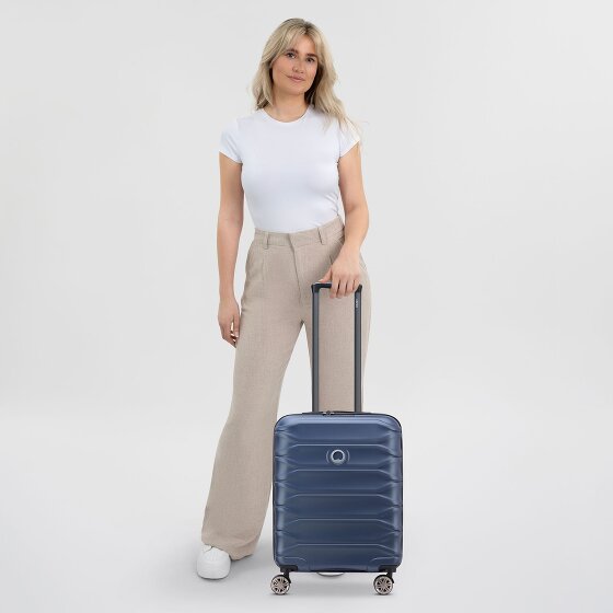 Delsey Paris Meteor 4 Rollen Kabinentrolley 55 cm mit Dehnfalte
