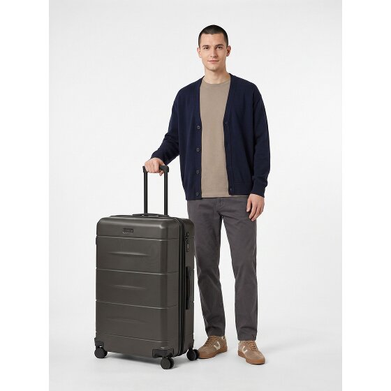 Police London 4 Rollen Trolley 74 cm mit Dehnfalte