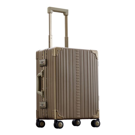 Aleon Traveler Domestic 4-Rollen Kabinentrolley Aluminium 55 cm
