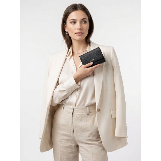 Lazarotti Bologna Leather XL Geldbörse mit Zip-Around Fach Leder 14 cm