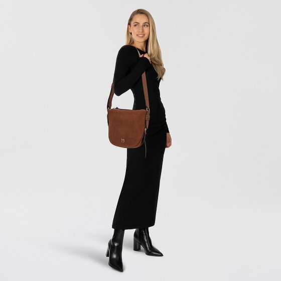 PINKO Zip Around Umhängetasche Leder 28 cm