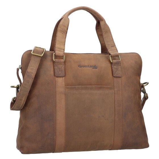 Greenland Nature Montenegro Aktentasche Leder 40 cm Laptopfach
