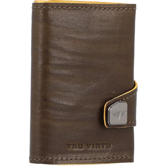 Tru Virtu Click & Slide Kreditkartenetui RFID Leder 6,5 cm