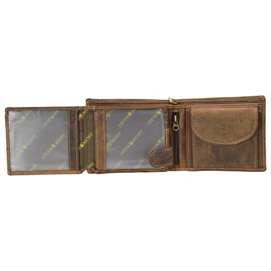 Greenburry Vintage Geldbörse Leder 12 cm