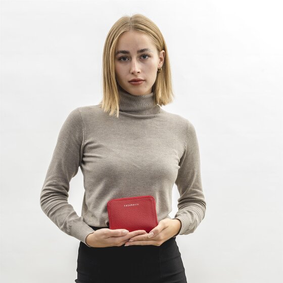Lazarotti Milano Leather Geldbörse Leder 13,5 cm