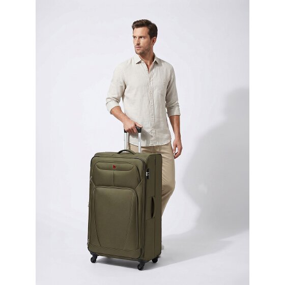 Wenger Beaumont 4 Rollen Trolley XL 87 cm mit Dehnfalte