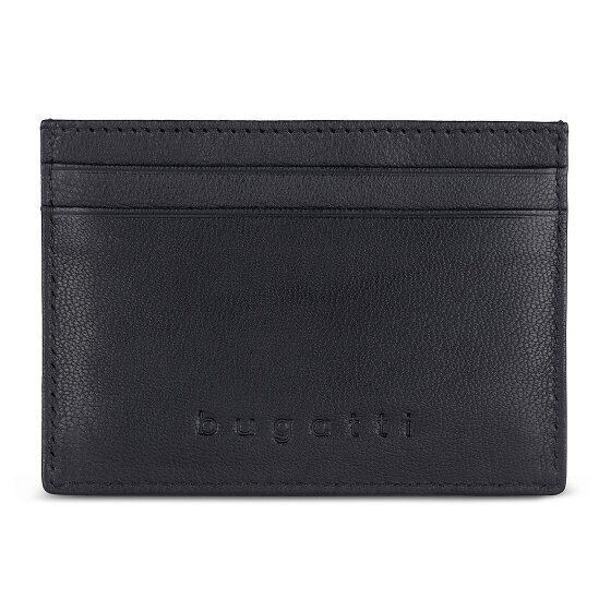 bugatti Black Magic Kreditkartenetui RFID Schutz Leder 10 cm