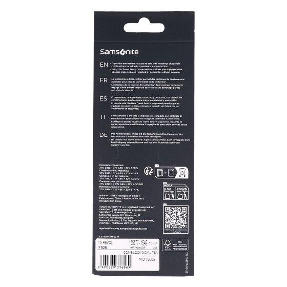 Samsonite TA Revolution Kofferschloss 1 cm