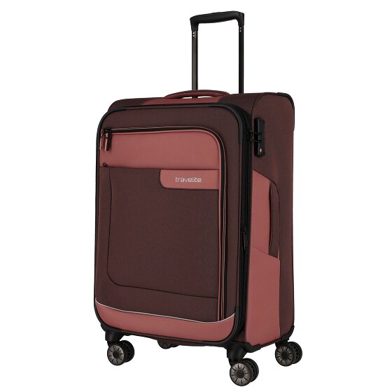 Travelite Viia 4 Rollen Kofferset 4-teilig mit Dehnfalte