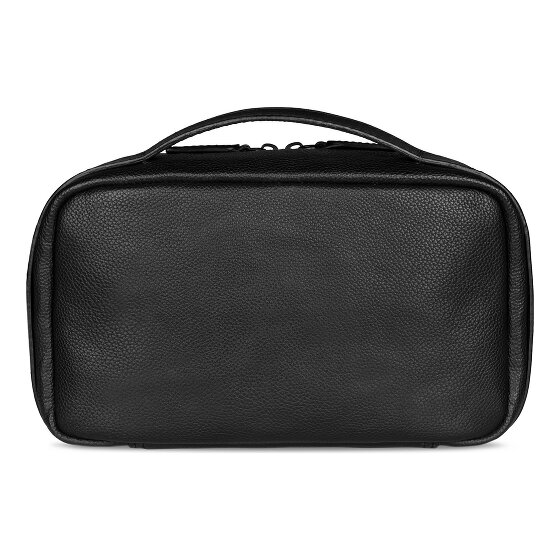 bugatti Black Kulturbeutel Leder 21 cm