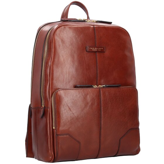 The Bridge Vespucci Business-Rucksack Leder 43 cm Laptopfach
