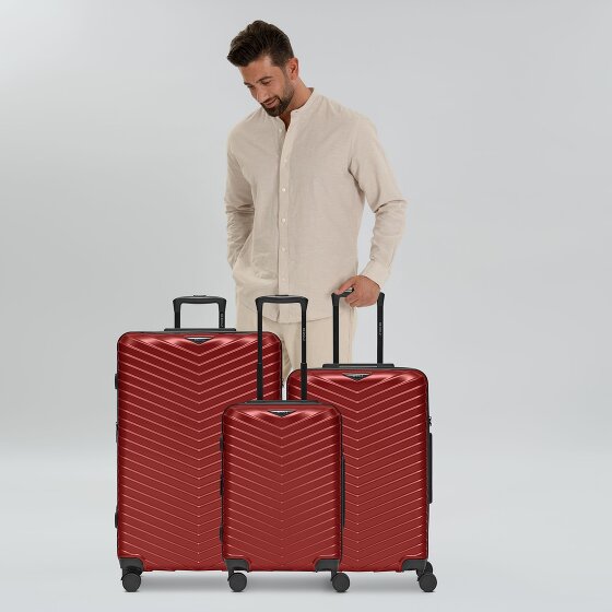 Redolz Essentials 18 4 Rollen Kofferset 3-teilig mit Dehnfalte