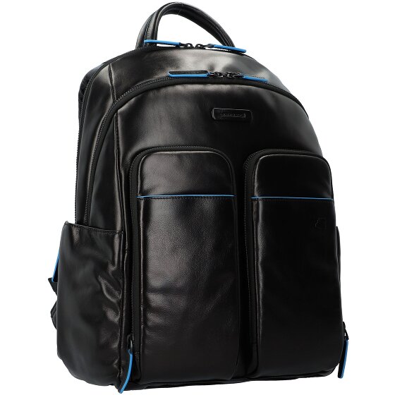 Piquadro Blue Square Revamp Rucksack RFID Leder 39 cm Laptopfach