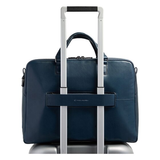 Piquadro Victor Aktentasche RFID Schutz Leder 43 cm Laptopfach