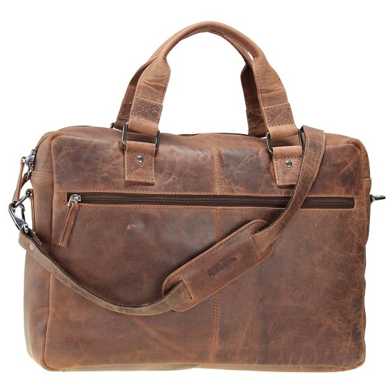 Greenland Nature Montana Aktentasche Leder 43 cm Laptopfach