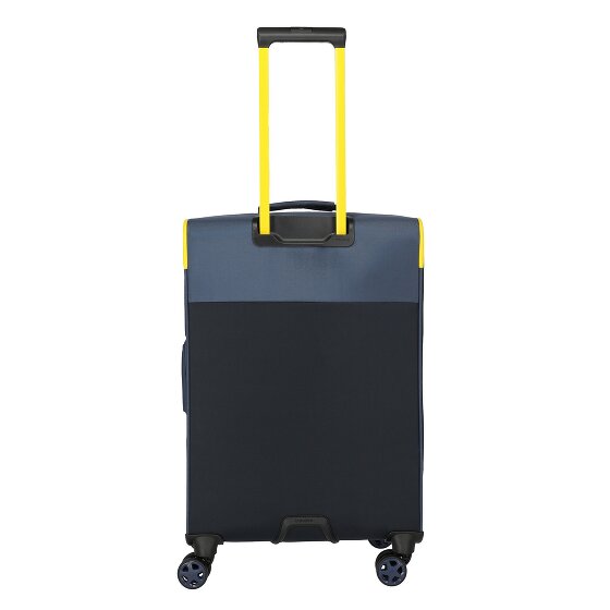 Travelite Color Craze 4 Rollen Kofferset 3-teilig mit Dehnfalte