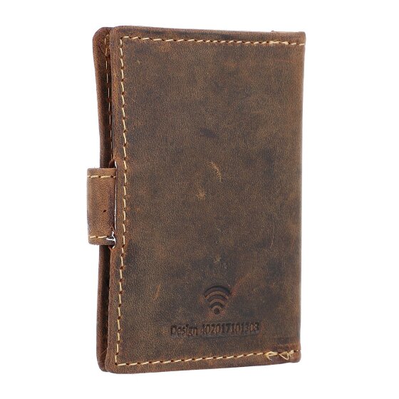 Greenburry Vintage Visitenkartenetui RFID Leder 7 cm