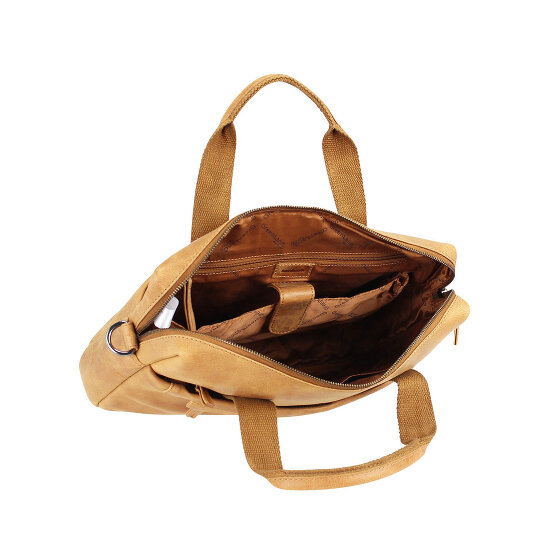 Greenland Nature Light Aktentasche Leder 37 cm Tabletfach