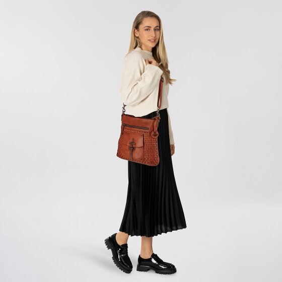 Harbour 2nd Urban Poets Iris-Up Schultertasche Leder 33 cm