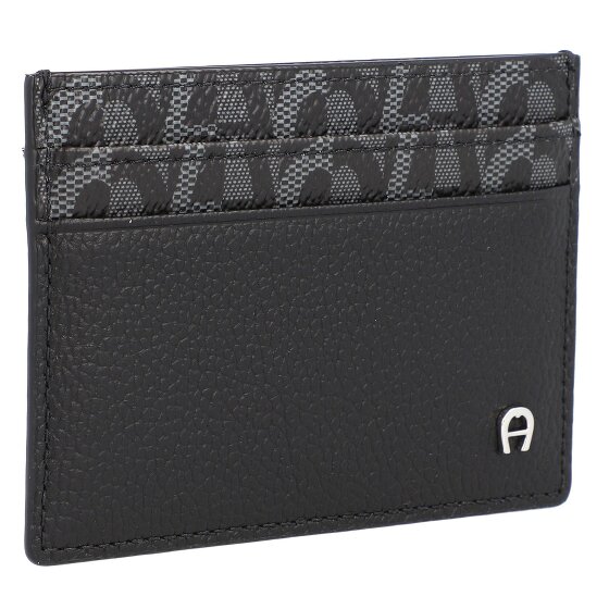 AIGNER Logo Kreditkartenetui Leder 10 cm