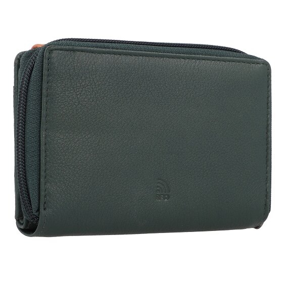 Greenburry Nappa Geldbörse RFID Schutz Leder 14 cm