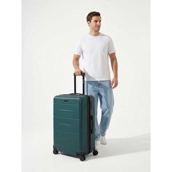 Police London 4 Rollen Trolley 74 cm mit Dehnfalte