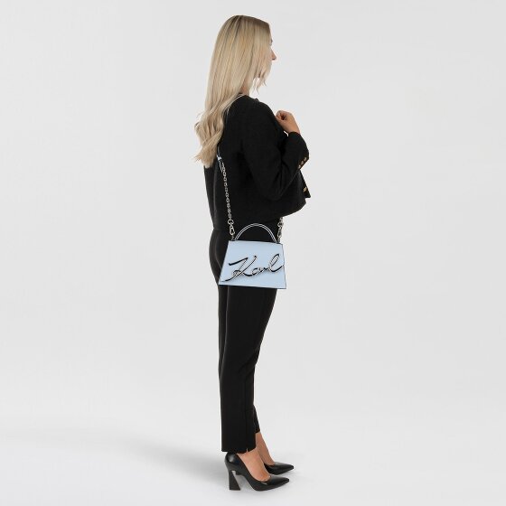 Karl Lagerfeld Signature 2.0 Handtasche Leder 21.5 cm