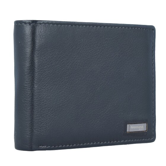 Greenland Nature Black Nappa Geldbörse RFID Leder 12 cm