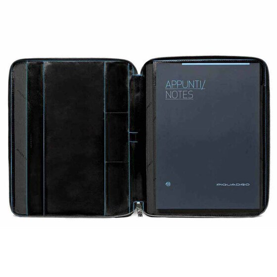 Piquadro Blue Square Schreibmappe Din A4 Leder 27 cm