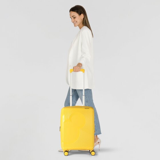 American Tourister Mickey Magic 4 Rollen Kabinentrolley 55 cm mit Dehnfalte