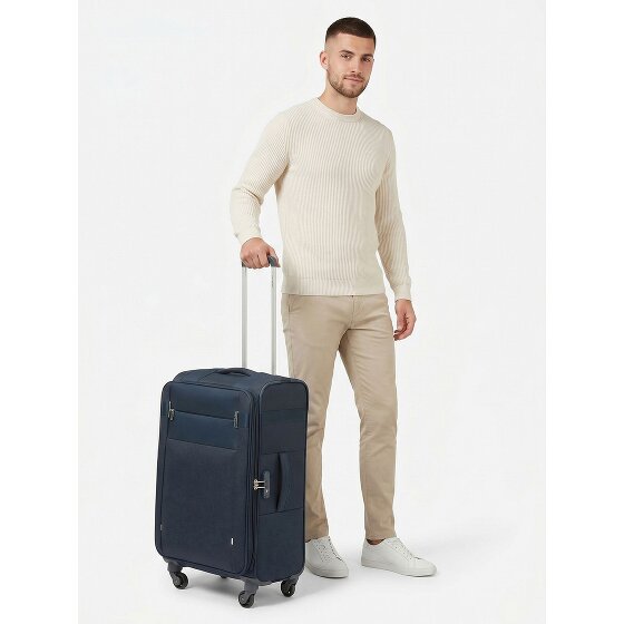 Samsonite Citybeat 4 Rollen Trolley 66 cm mit Dehnfalte