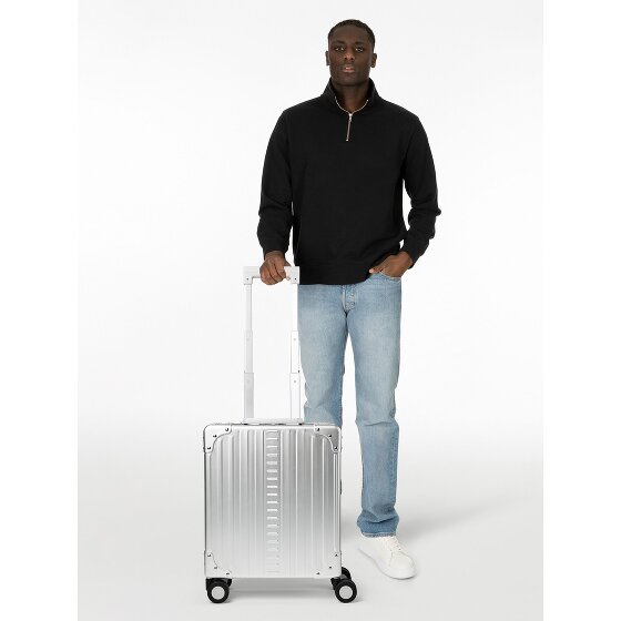 Aleon Business 4-Rollen Kabinentrolley Aluminium 42 cm Laptopfach