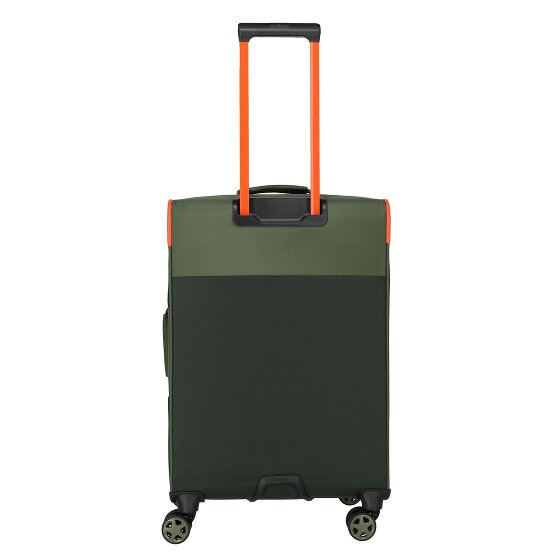 Travelite Color Craze 4 Rollen Trolley M 66 cm mit Dehnfalte
