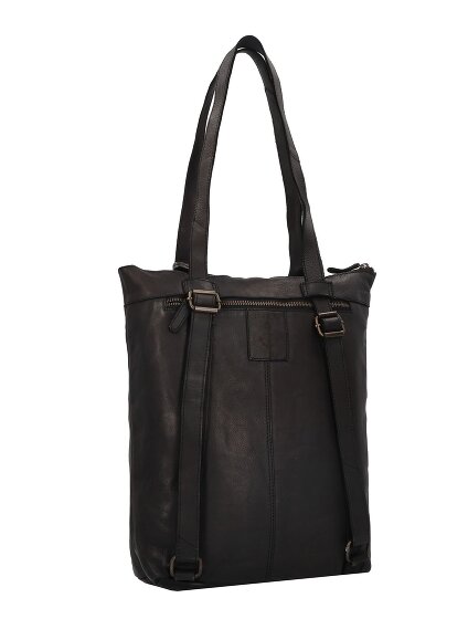 Harbour 2nd Urban Poets Schultertasche Leder 37.5 cm Laptopfach